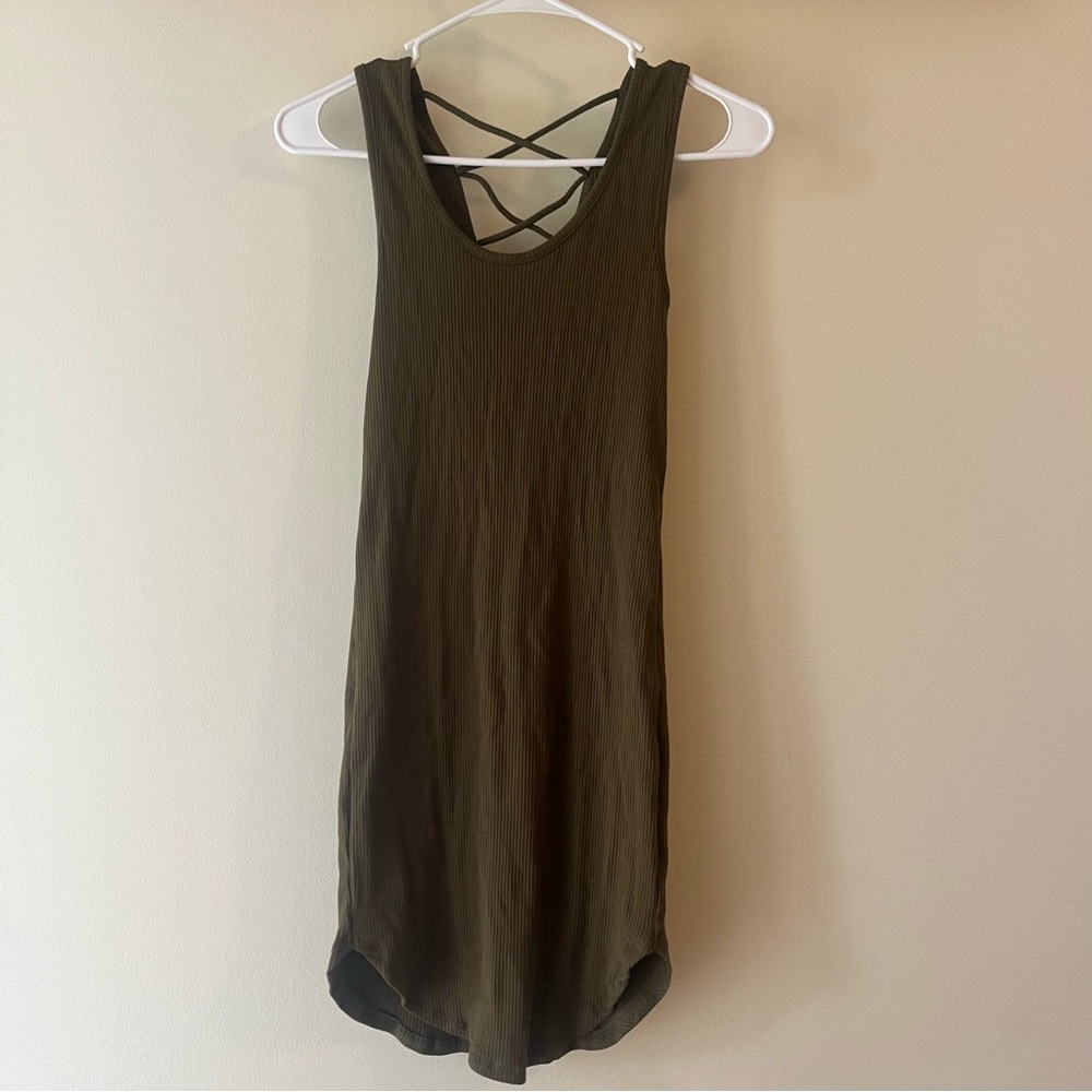 Army green dress
